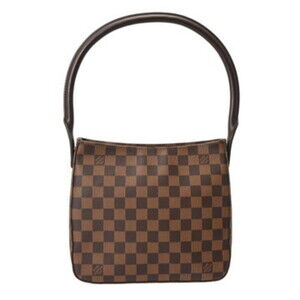 LOUIS VUITTON Brown Damier Canvas Looping MM Shoulder Bag